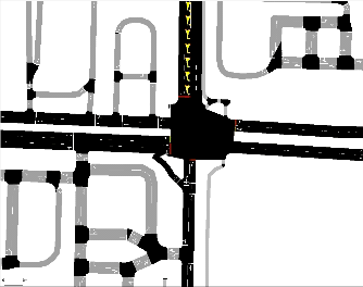 RL agent controlling a single intersection in SUMO